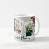 Mug Aquarelle florale multiphoto mondes plus grand mam (Devant droit)