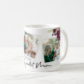 Mug Aquarelle florale multiphoto mondes plus grand mam (Devant droit)