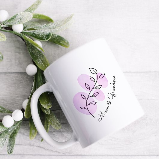Mug Aquarelle florale rose