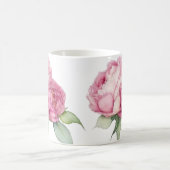 Mug Aquarelle florale rose pis rose roses roses (Centre)