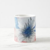 Mug Aquarelle florale Thé au café (Centre)