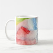 Mug Aquarelle florale Thé au café (Gauche)