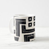 Mug Aquarelle formes abstraites (Devant gauche)