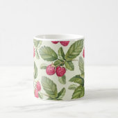 Mug Aquarelle Framboise Motif sans couture (Centre)