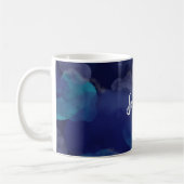 Mug Aquarelle galaxie nuages ciel iphone / coque ipad (Gauche)