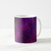 Mug Aquarelle Galaxies rose violet (Devant droit)