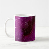 Mug Aquarelle Galaxies rose violet (Gauche)
