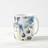 Mug Aquarelle Gemini (Devant droit)