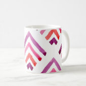 Mug Aquarelle géométrique Motif Abstrait sans couture (Devant droit)