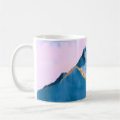 Mug Aquarelle Golden Celestial Peaks (Gauche)