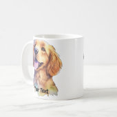 Mug Aquarelle Golden Retriever (Devant gauche)