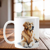 Mug Aquarelle Golden Retriever Ai moderne