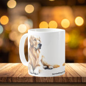 Mug Aquarelle Golden Retriever Ai moderne