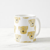 Mug Aquarelle Golden Yellow Labrador Retriever Chien (Devant droit)