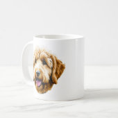 Mug Aquarelle Goldendoodle (Devant gauche)