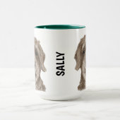 Mug Aquarelle Goldendoodle Boug personnalisé (Centre)