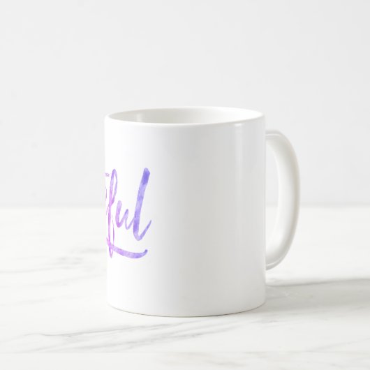 Mug Aquarelle gracieuse (Devant droit)