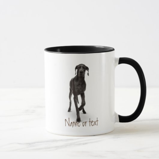 Mug Aquarelle Great Dane animal de compagnie chien per (Droite)
