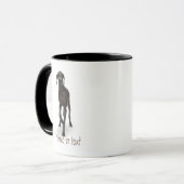 Mug Aquarelle Great Dane animal de compagnie chien per (Devant gauche)