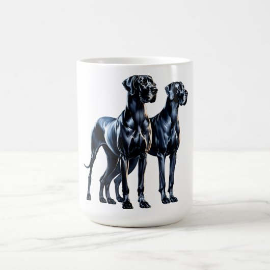Mug Aquarelle Great Danes (Centre)