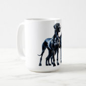 Mug Aquarelle Great Danes (Devant gauche)