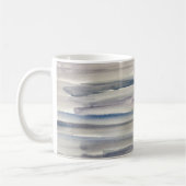 Mug Aquarelle gris Texture Peinture Abstraite (Gauche)