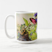 Mug Aquarelle Guitare Papillon de grenouille (Gauche)