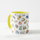 Mug Aquarelle Harry Potter Icons (Devant gauche)