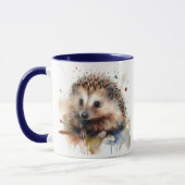 Mug Aquarelle Hérisson (Gauche)