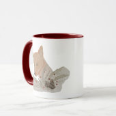 Mug Aquarelle Hiver Renard forestier (Devant gauche)