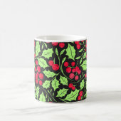 Mug Aquarelle Holly Et Feuille (Centre)