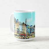 Mug Aquarelle Honfleur (Devant gauche)