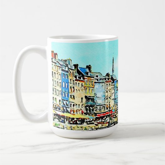 Mug Aquarelle Honfleur (Gauche)