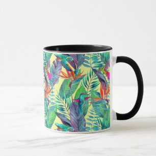 Mug Aquarelle Humminbirds dans la jungle