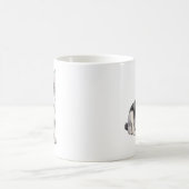 Mug Aquarelle Husky Chien (Centre)