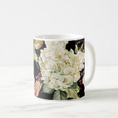 Mug Aquarelle Hydrangeas Lys : Motif Floral (Devant droit)