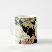 Mug Aquarelle Hydrangeas Lys : Motif Floral (Devant gauche)