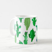Mug Aquarelle illustration de cactus du désert à encre (Devant gauche)