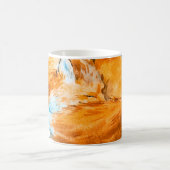 Mug aquarelle illustration d'un renard endormi, renard (Centre)