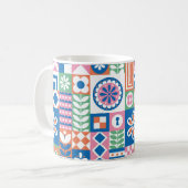 Mug Aquarelle illustrée isolée de kiwi-fru vert (Devant gauche)