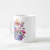 Mug Aquarelle Imaginaire Champignons (Devant gauche)