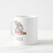 Mug Aquarelle Koala Oears mignonne maman & bébé (Devant gauche)