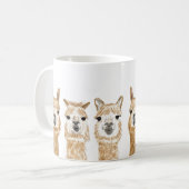 Mug Aquarelle lama mule (Devant gauche)