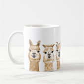 Mug Aquarelle lama mule (Gauche)