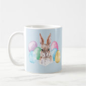 Mug Aquarelle Lapin de Pâques avec oeufs (Gauche)