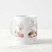 Mug Aquarelle Lectrice Florale Just One More Chapter (Devant gauche)