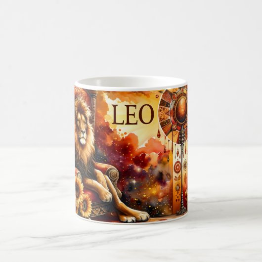 Mug Aquarelle Leo (Centre)