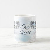 Mug Aquarelle léopard des neiges (Centre)