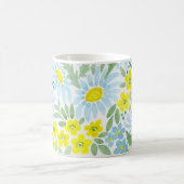 Mug Aquarelle . Les fleurs des champs . Camomille (Centre)