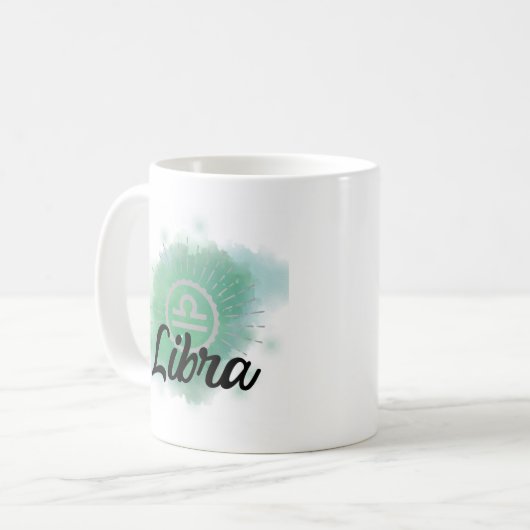 Mug Aquarelle Libra (Devant gauche)